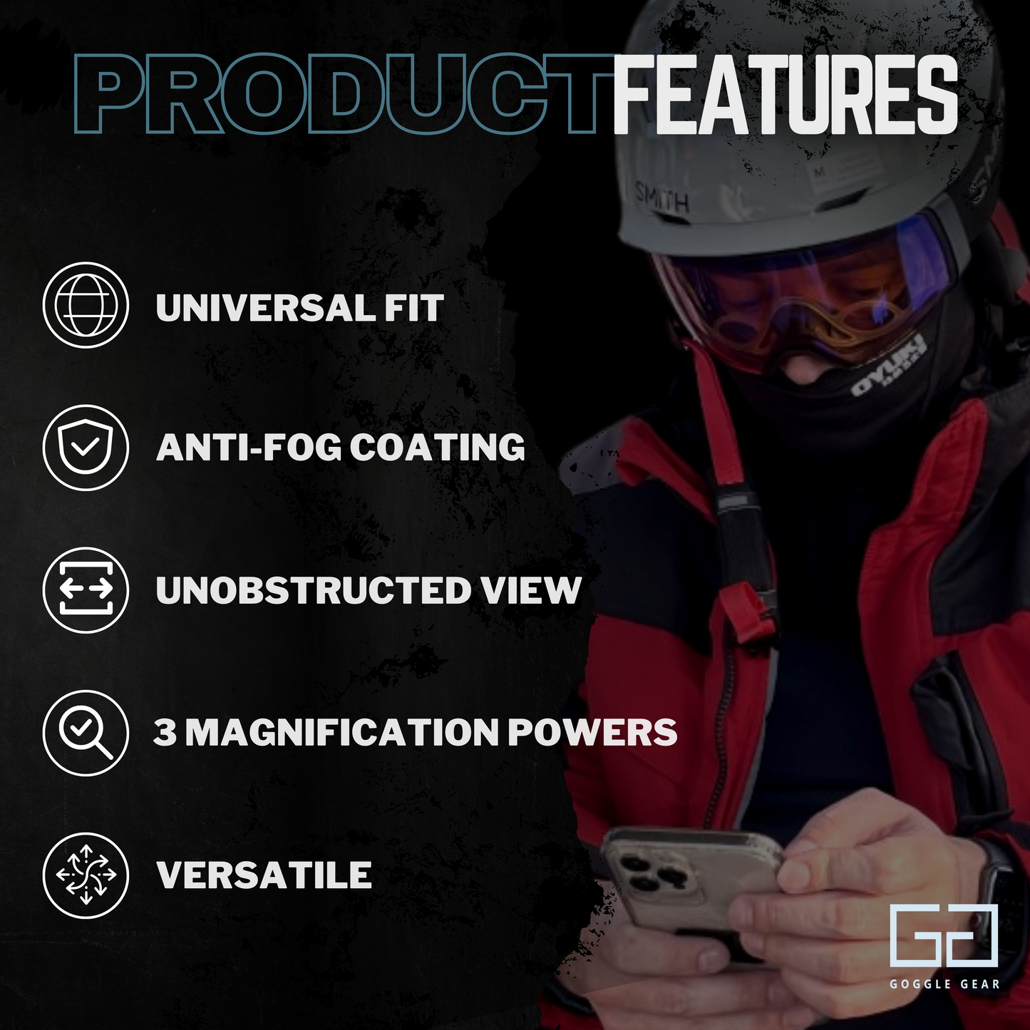 Snowmobile Goggle Reader Insert